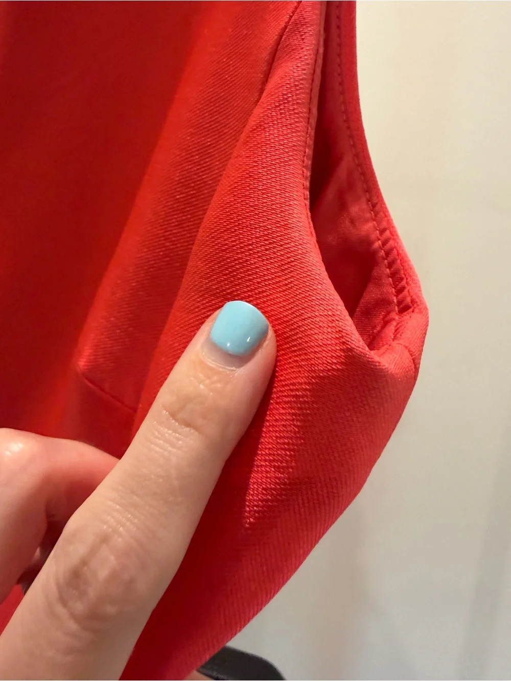 kate spade vibrant Coral Sleeveless Fit-and-Flare Party Dress - Picture 4 of 4